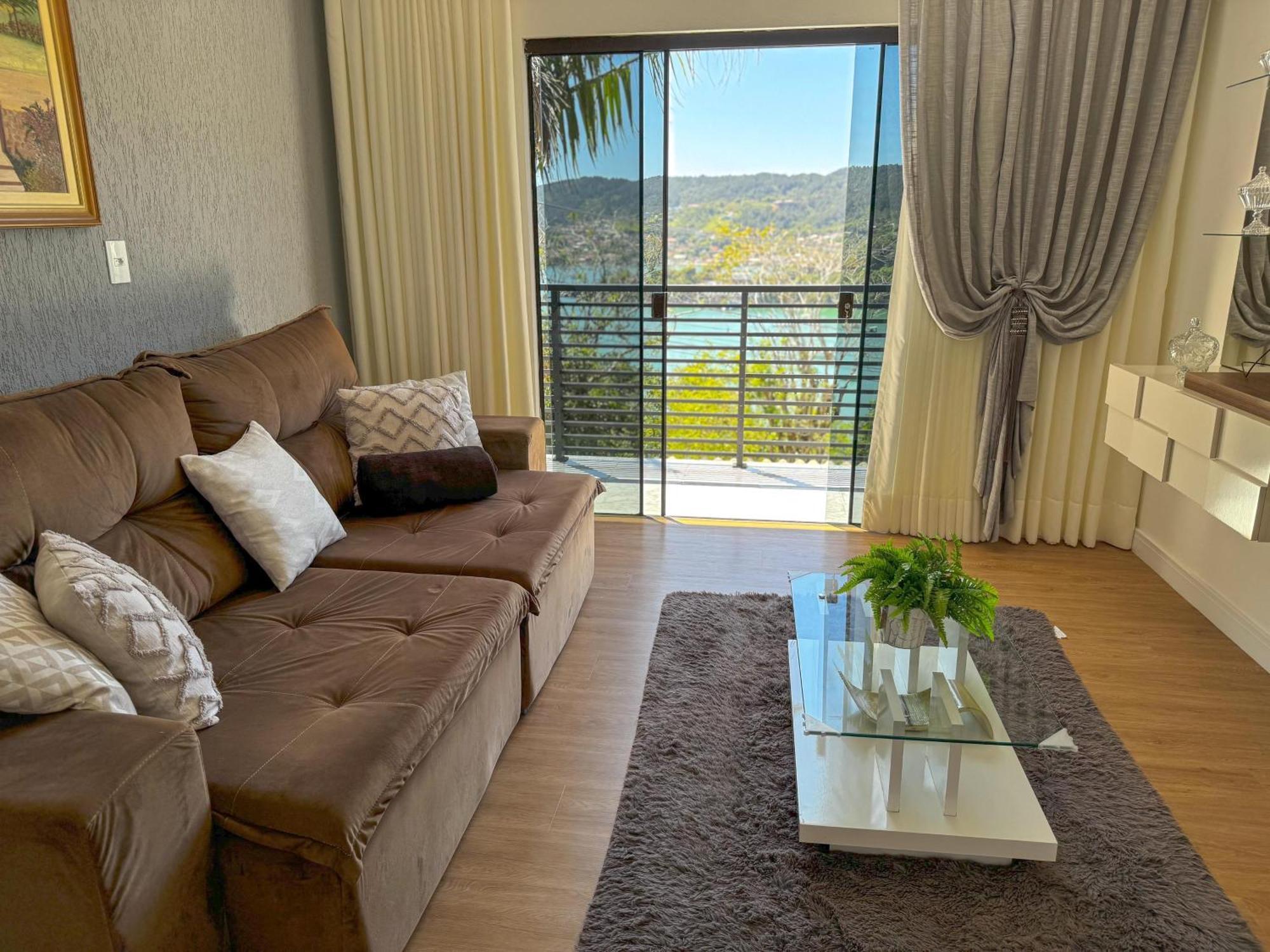 Casa Com Vista Para O Mar Em Говернадор-Селсу-Рамус Экстерьер фото
