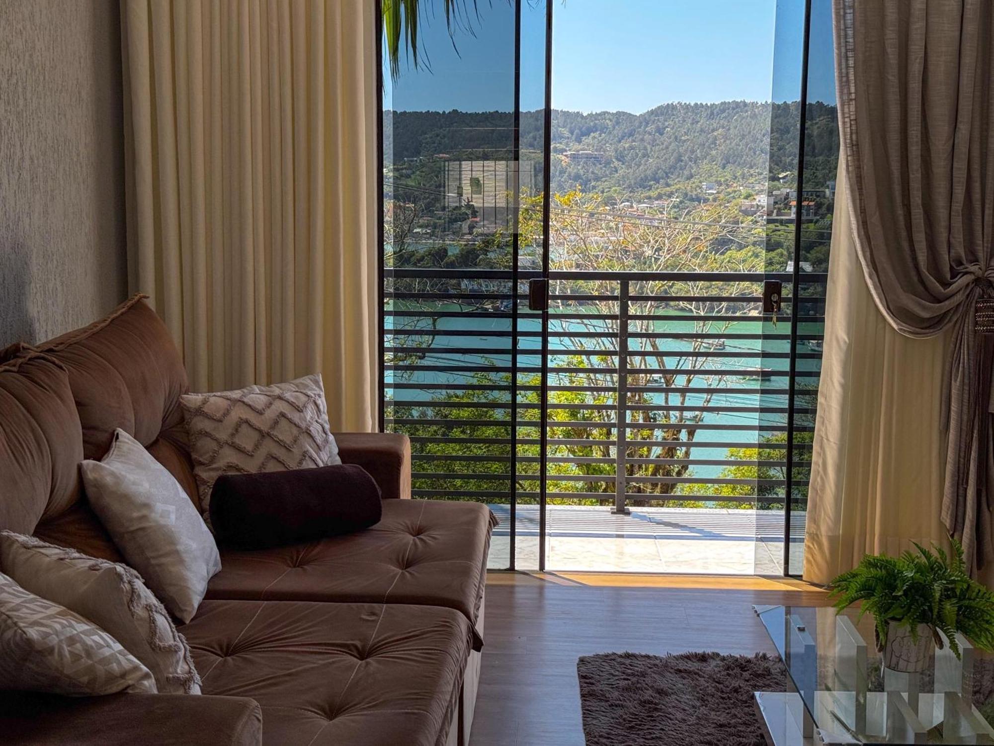 Casa Com Vista Para O Mar Em Говернадор-Селсу-Рамус Экстерьер фото