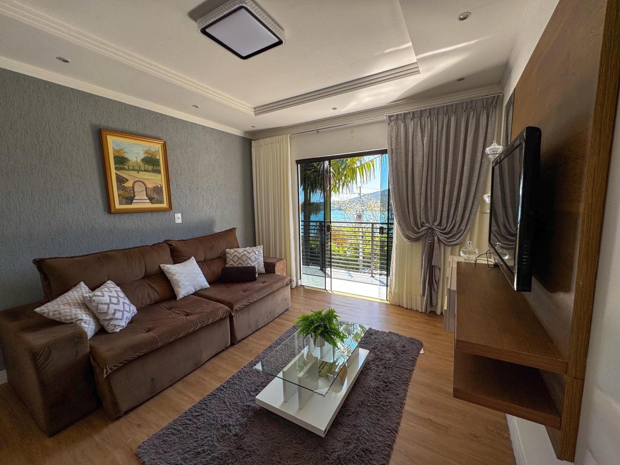 Casa Com Vista Para O Mar Em Говернадор-Селсу-Рамус Экстерьер фото